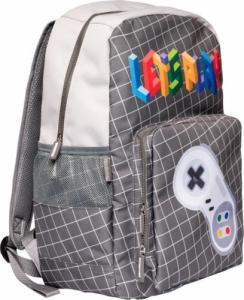 Gameration - Plecak szkolny Retro (szary) 2
