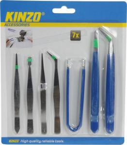 Kinzo Kinzo - Pęseta zestaw uniwersalny 7 szt. 2