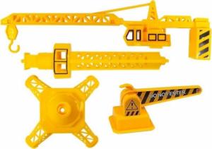 LeanToys Zestaw autek Dźwig Wywrotka Koparka do Rozkręcania 8