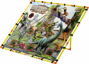 LeanToys Gra Zręcznościowa Rzucanie do Celu Dinozaury Piłki Woreczki Duża Plansza 4