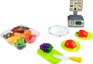 LeanToys Koszyczek z Warzywami Do Krojenia + Waga Sklepowa 6