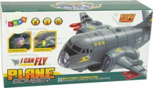 LeanToys Samolot transportowy bombowiec światło dźwięk 2