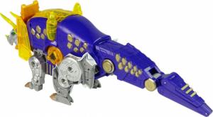 LeanToys Dinobots 2w1 Dinozaur Pistolet na Strzałki Fioletowy Triceratops Tarcza 5