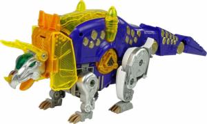 LeanToys Dinobots 2w1 Dinozaur Pistolet na Strzałki Fioletowy Triceratops Tarcza 7