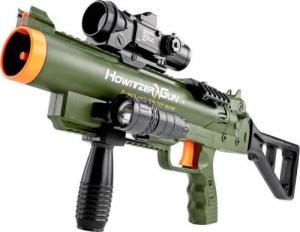 LeanToys Karabin Granatnik Rakiety z Dźwięk Latarka Zielony 6