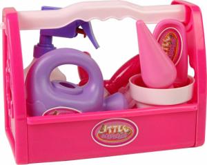 LeanToys Mały Zestaw Ogrodniczki Doniczki Spryskiwacz Konewka Narzędzia 2