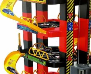LeanToys Garaż Parking 5- poziomowy Winda na Baterie 10 Autek Światła 5