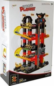 LeanToys Garaż Parking 5- poziomowy Winda na Baterie 10 Autek Światła 6