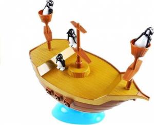 LeanToys Gra Zręcznościowa Statek Piracki Z Pingwinami 2