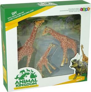 Figurka LeanToys Rodzina Żyraf + Tło Afryka (5383) 6