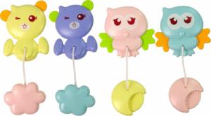 LeanToys Karuzela Do Łóżeczka Projektor Pilot Melodie Odgłosy Zwierząt Niebieski 4