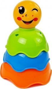 LeanToys Piramidka dla Niemowlaka Muszelki 3