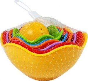 LeanToys Piramidka dla Niemowlaka Muszelki 5