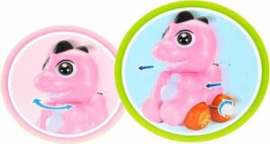LeanToys Dinozaur Kolorowy w Jajku Nakręcany 8