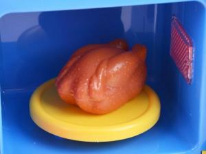 LeanToys Kuchenka Mikrofalowa Akcesoria Pizza Kurczak Na Baterie 5