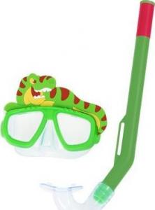 Bestway Maska Do Nurkowania Z Rurką Zwierzątka Zielona 2