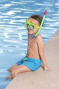 Bestway Maska Do Nurkowania Z Rurką Zwierzątka Zielona 4