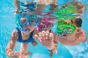 Bestway Maska Do Nurkowania Z Rurką Zwierzątka Zielona 5