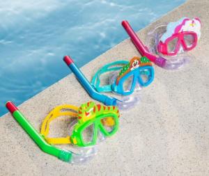 Bestway Maska Do Nurkowania Z Rurką Zwierzątka Zielona 6