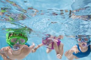 Bestway Maska Do Nurkowania Z Rurką Zwierzątka Zielona 8