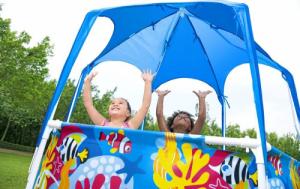 Bestway Basen ogrodowy stelażowy z daszkiem 183 cm x 51 cm (5618T) 11