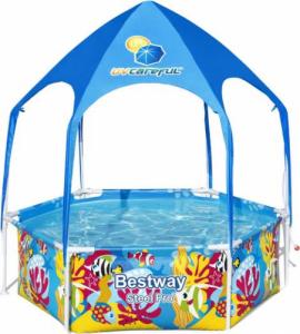 Bestway Basen ogrodowy stelażowy z daszkiem 183 cm x 51 cm (5618T) 13