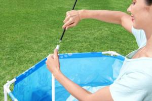 Bestway Basen ogrodowy stelażowy z daszkiem 183 cm x 51 cm (5618T) 2