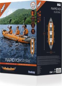Bestway Kajak Dmuchany Trzyosobowy 381 x 100 cm Bestway 65132 15