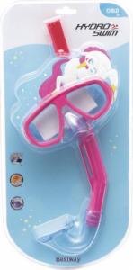 Bestway Maska Do Nurkowania Z Rurką Zwierzątka Różowa 24059 6