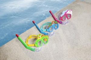 Bestway Maska Do Nurkowania Z Rurką Zwierzątka Niebieska 24059 5