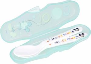 Mickey Mouse Mickey Mouse - Łyżeczka do karmienia 2 szt + etui (Cool) 3