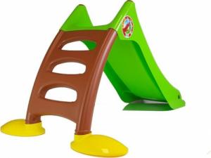 Dorex Zjeżdżalnia Ogrodowa z Drabinką dla Dzieci 424 zielono-brązowa 2