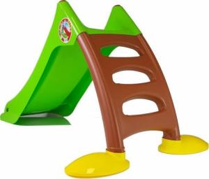 Dorex Zjeżdżalnia Ogrodowa z Drabinką dla Dzieci 424 zielono-brązowa 4