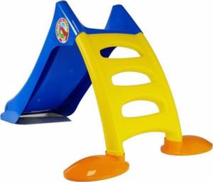 Dorex Zjeżdżalnia Ogrodowa z Drabinką dla Dzieci 424 niebiesko-żółta 2