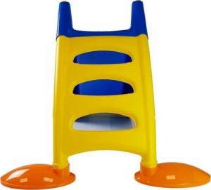 Dorex Zjeżdżalnia Ogrodowa z Drabinką dla Dzieci 424 niebiesko-żółta 3