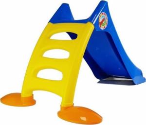 Dorex Zjeżdżalnia Ogrodowa z Drabinką dla Dzieci 424 niebiesko-żółta 4
