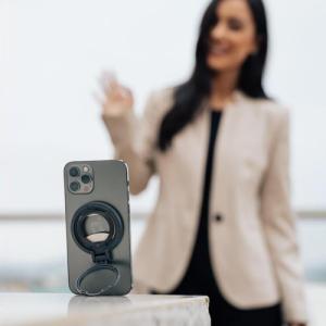 STM STM MagLoop - Uchwyt MagSafe na palec z funkcją podstawki + otwieracz (czarny) 8