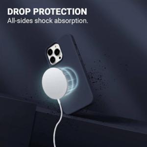 Crong Crong Color Cover Magnetic - Etui iPhone 13 Pro Max MagSafe (granatowy) 3