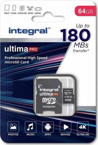 Karta Integral UltimaPro MicroSDXC 64 GB Class 10 UHS-I/U3 A2 V30 (INMSDX64G-180V30) 2