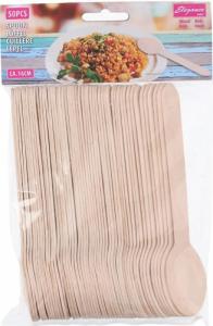 Cuisine Elegance Cuisine Elegance - Zestaw drewnianych łyżek 16 cm 50 szt. 1