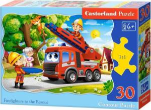 Castorland Puzzle 30 Firefighters to the Rescue CASTOR 1