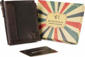 Rovicky Duży portfel w stylu retro z dwiema kieszeniami na monety Rovicky NoSize 1