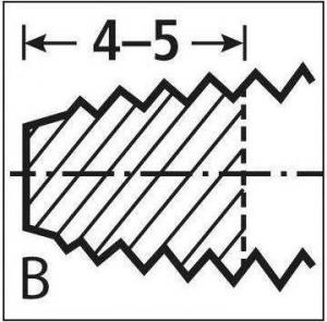 Ghring Gwintownik maszynowy do otworów przelotowych GHRING 9