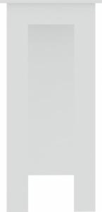 vidaXL Stolik barowy z półkami, biały, 102x50x103,5 cm, płyta wiórowa 6