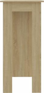 vidaXL Stolik barowy z półkami, dąb sonoma, 102x50x103,5 cm 6