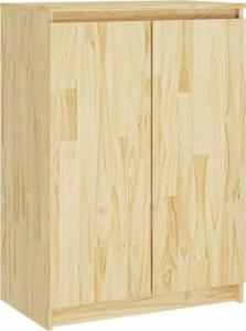 vidaXL Szafki boczne, 3 szt., lite drewno sosnowe 7