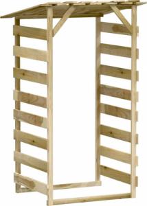 Drewutnia vidaXL 318380 sosnowa 90 cm 2