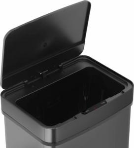 Kosz na śmieci Fromm & Starck Kosz na śmieci automatyczny bezdotykowy prostokątny z czujnikiem ruchu 30 cm 60 l CZARNY Kosz na śmieci automatyczny bezdotykowy prostokątny z czujnikiem ruchu 30 cm 60 l CZARNY 3