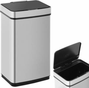 Kosz na śmieci Fromm & Starck Kosz na śmieci automatyczny bezdotykowy prostokątny z czujnikiem ruchu 30 cm 50 l Kosz na śmieci automatyczny bezdotykowy prostokątny z czujnikiem ruchu 30 cm 50 l 1