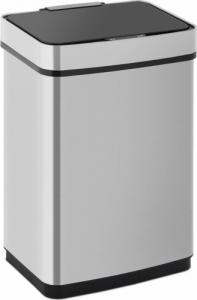 Kosz na śmieci Fromm & Starck Kosz na śmieci automatyczny bezdotykowy prostokątny z czujnikiem ruchu 30 cm 50 l Kosz na śmieci automatyczny bezdotykowy prostokątny z czujnikiem ruchu 30 cm 50 l 2